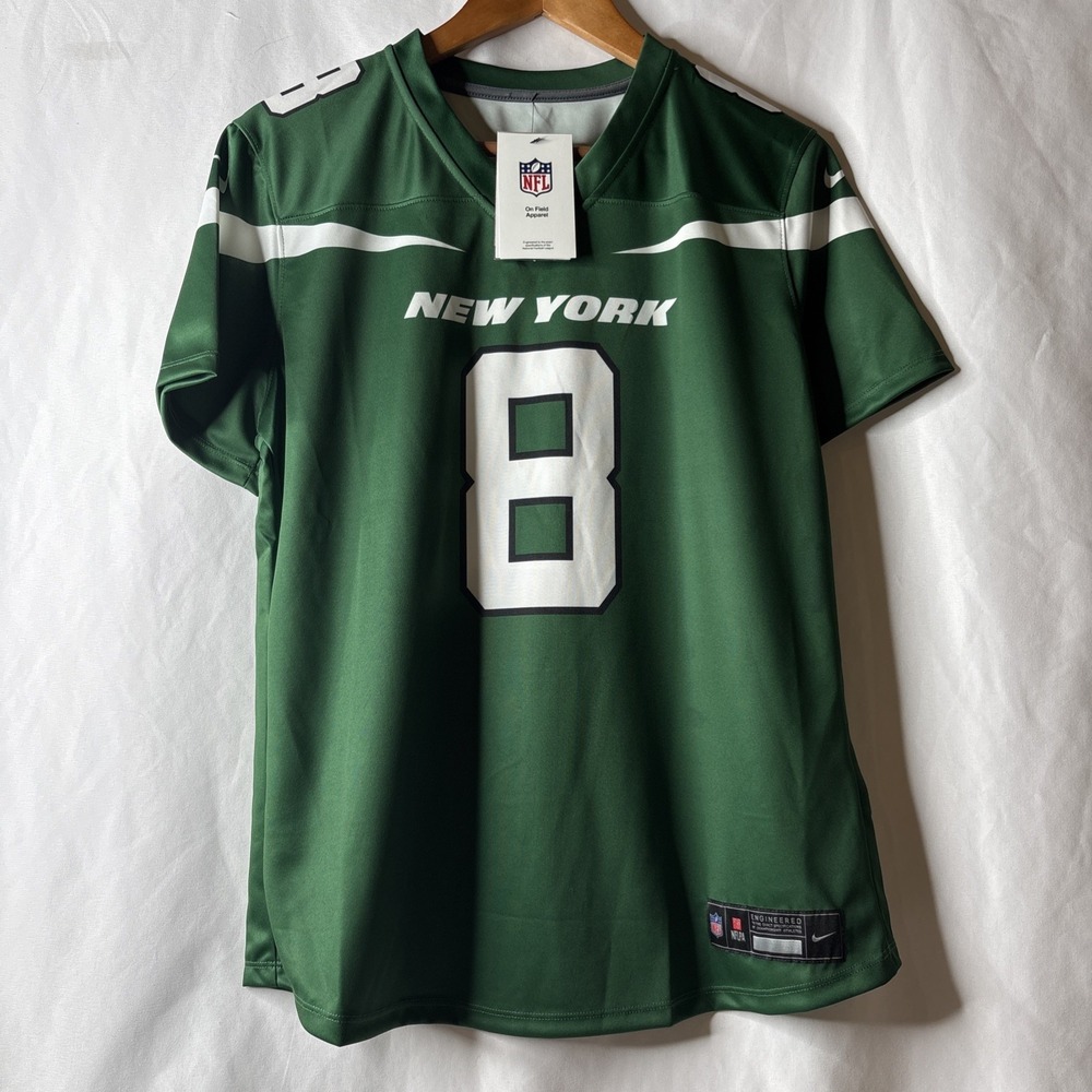 Nike NFL New York Jets #8 Aaron Rodgers Football Jersey Women's Large NEW